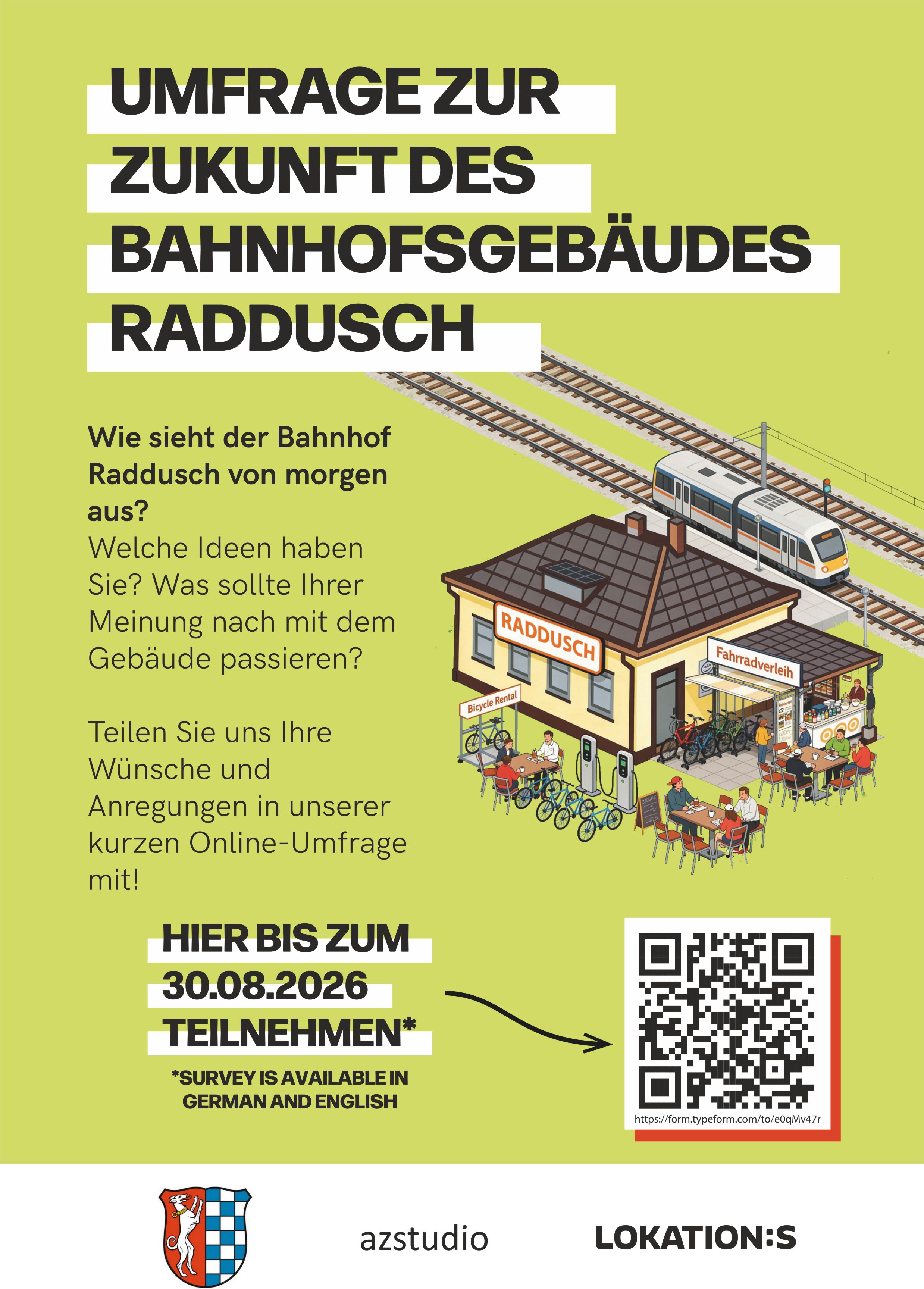 Plakat zur Umfrage